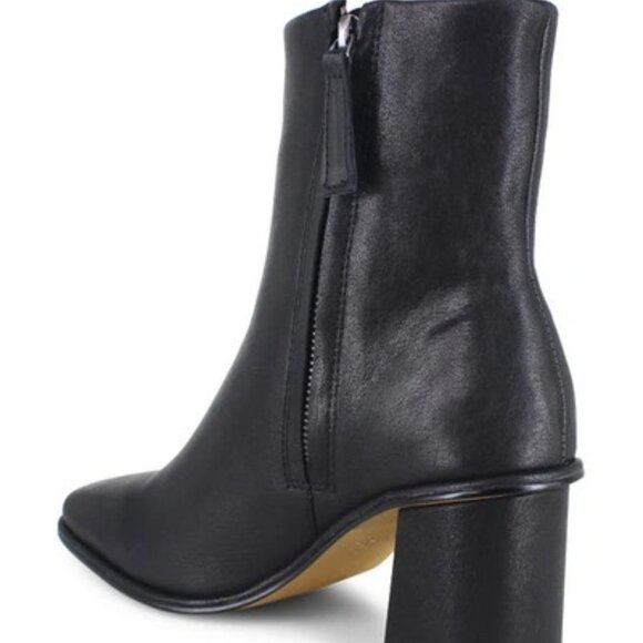 Splendid Vale Leather Ankle Boots Black 9.5M NWT - Picture 2 of 3